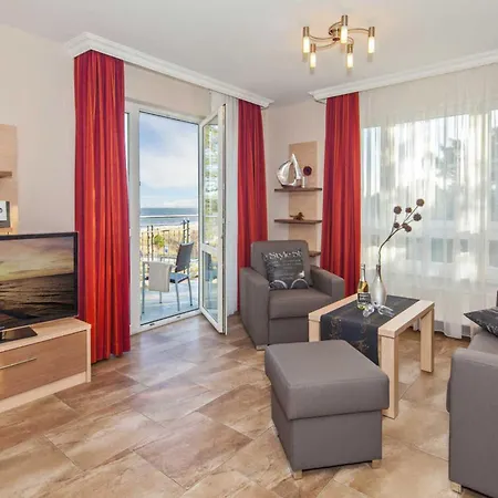 Apartment Strandhaus Aurell, Whg 8 Meerblick